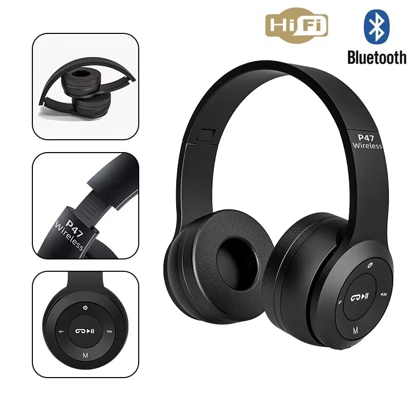Gaming Accessories Iphone - ハイファイステレオイヤホン Bluetooth ヘッドセット折りたたみシリーズワイヤレスアウトドアスポーツヘッドフォン iPhone サムスン PC