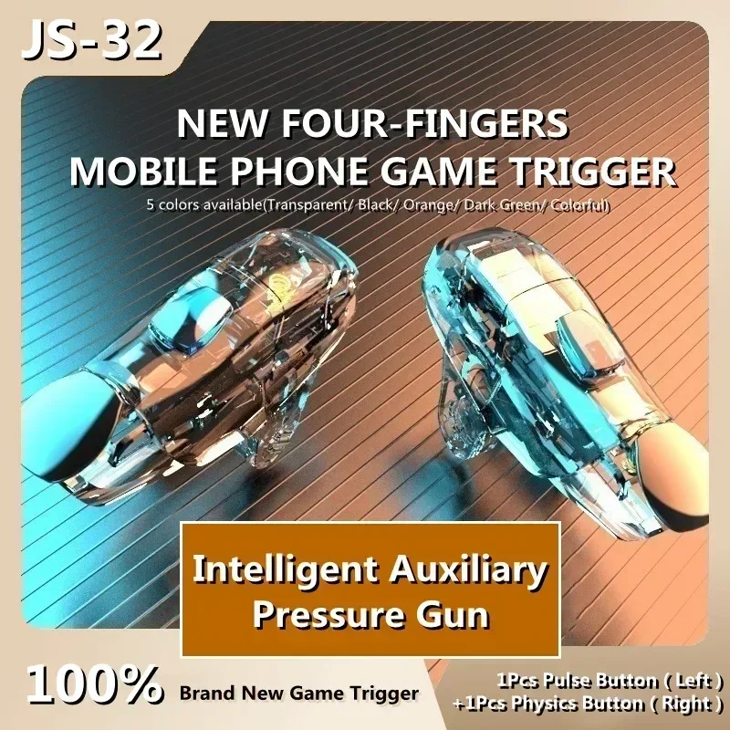 Gaming Accessories Iphone - JS32 ABS 携帯電話 L1 R1 ゲームトリガー目的撮影合金キーボタン