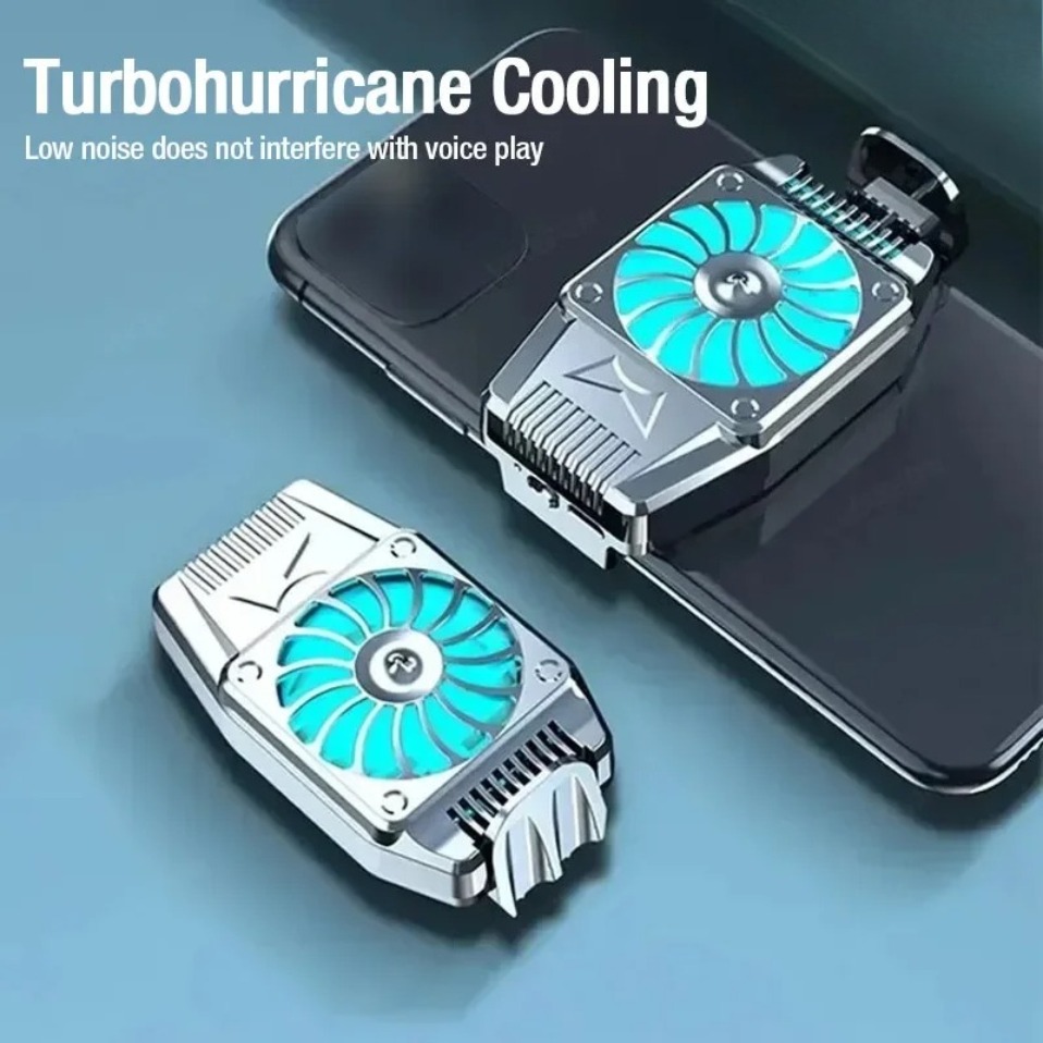 Gaming Accessories Iphone - ポータブルバッククリップ冷却ミニ空冷式携帯電話ラジエーター iPhone 15 iOS Android ゲームアクセサリー