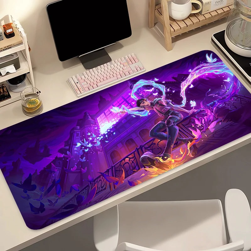 Gaming Office Accessories - マウスパッドゲーマーコンピュータアニメ PC Valorant Clove マウスパッド Varmilo