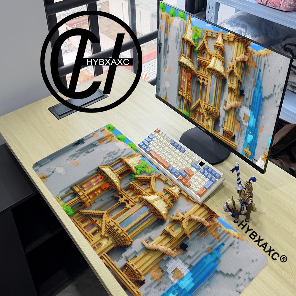Gaming Accessories Minecraft - HYBXAXC HD M-Minecraft ゲームマウスパッド ゲーミングデスクマット サクラマウスパッド
