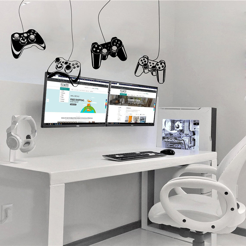 4 個ゲームコントローラーウォールステッカープレイルーム P - Gaming Accessories Wallpaper のレビューと価格