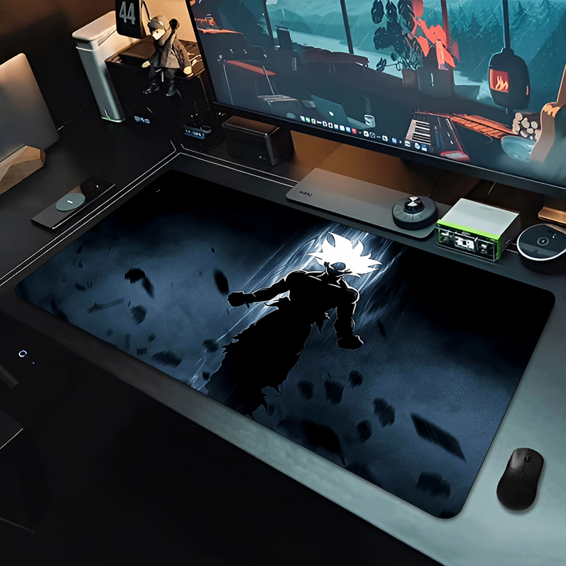 DBZ ブラックアニメマウスパッドドラゴンボール大型 PC  - Gaming Accessories For Setup のレビューと価格