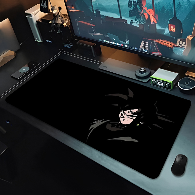 DBZ ブラックアニメマウスパッドドラゴンボール大型 PC  - Gaming Accessories For Setup のレビューと価格