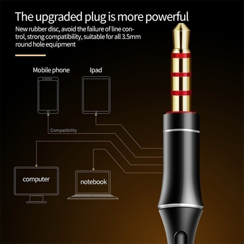 3.5 ミリメートル有線ヘッドフォン HD マイク iPho - Gaming Accessories Iphone のレビューと価格
