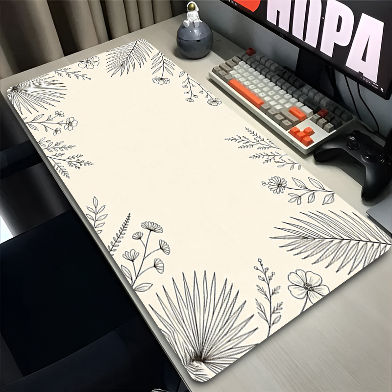大型拡張マウスパッド ミニマリストアートスタイル オフィス用 - Gaming Office Accessories のレビューと価格