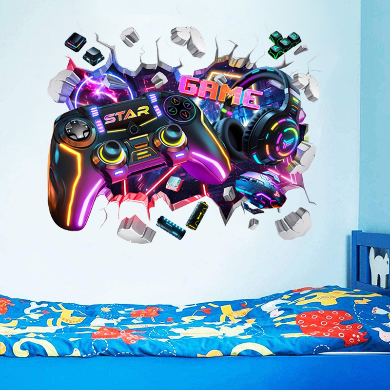 大型クールゲームコントローラーグラフィティウォールホールアー - Gaming Accessories Wallpaper のレビューと価格