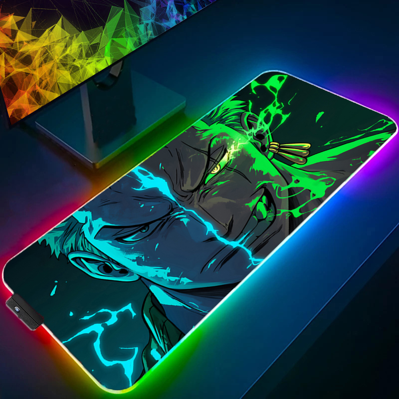 ワンピースゾロマウスパッド RGB ゲームアクセサリー Ga - Gaming Office Accessories のレビューと価格