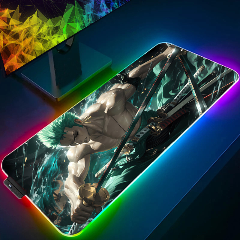 ワンピースゾロマウスパッド RGB ゲームアクセサリー Ga - Gaming Office Accessories のレビューと価格