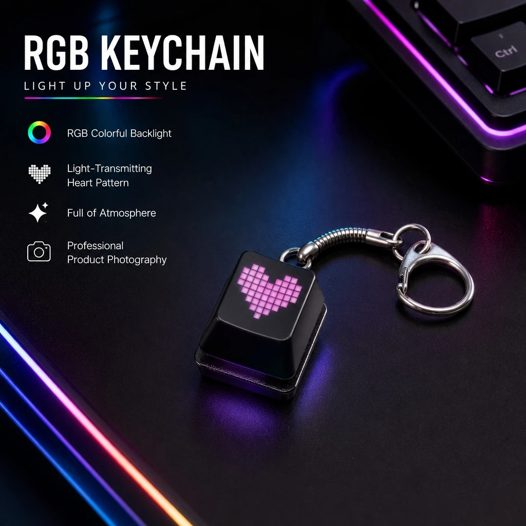 ミニRGBキーボードキーホルダー フィジェットトイ メカニカ - Keyboard Switch Tester のレビューと価格