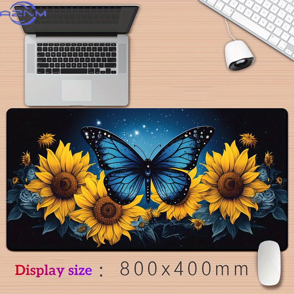 1pc バタフライサンフラワーステレオクリエイティブ壁紙マウ - Gaming Accessories Wallpaper のレビューと価格
