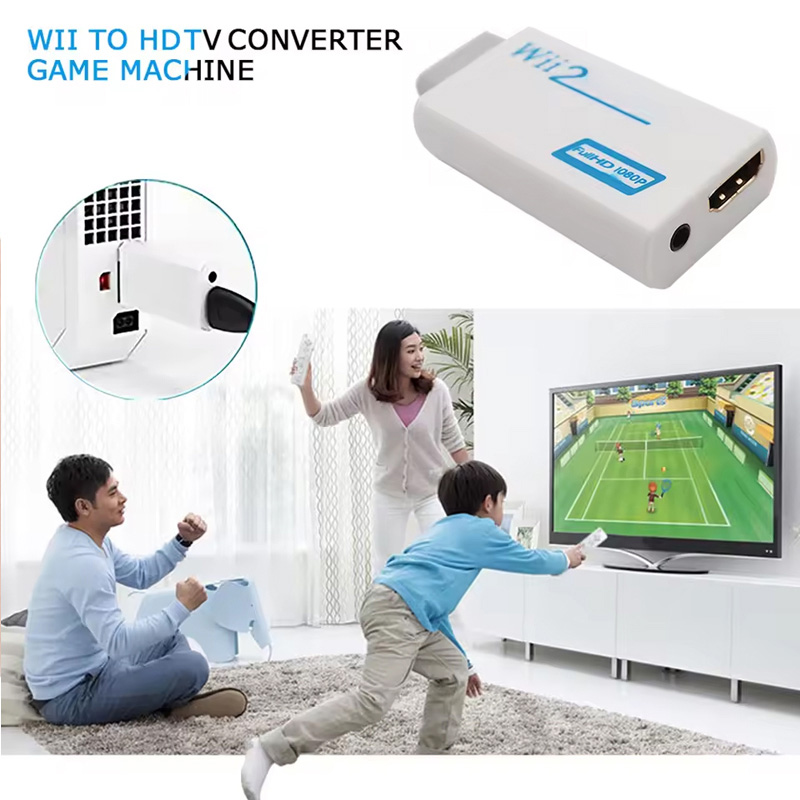 フル HD HDMI 互換アダプター Wii コンソールコン - Gaming Accessories White のレビューと価格