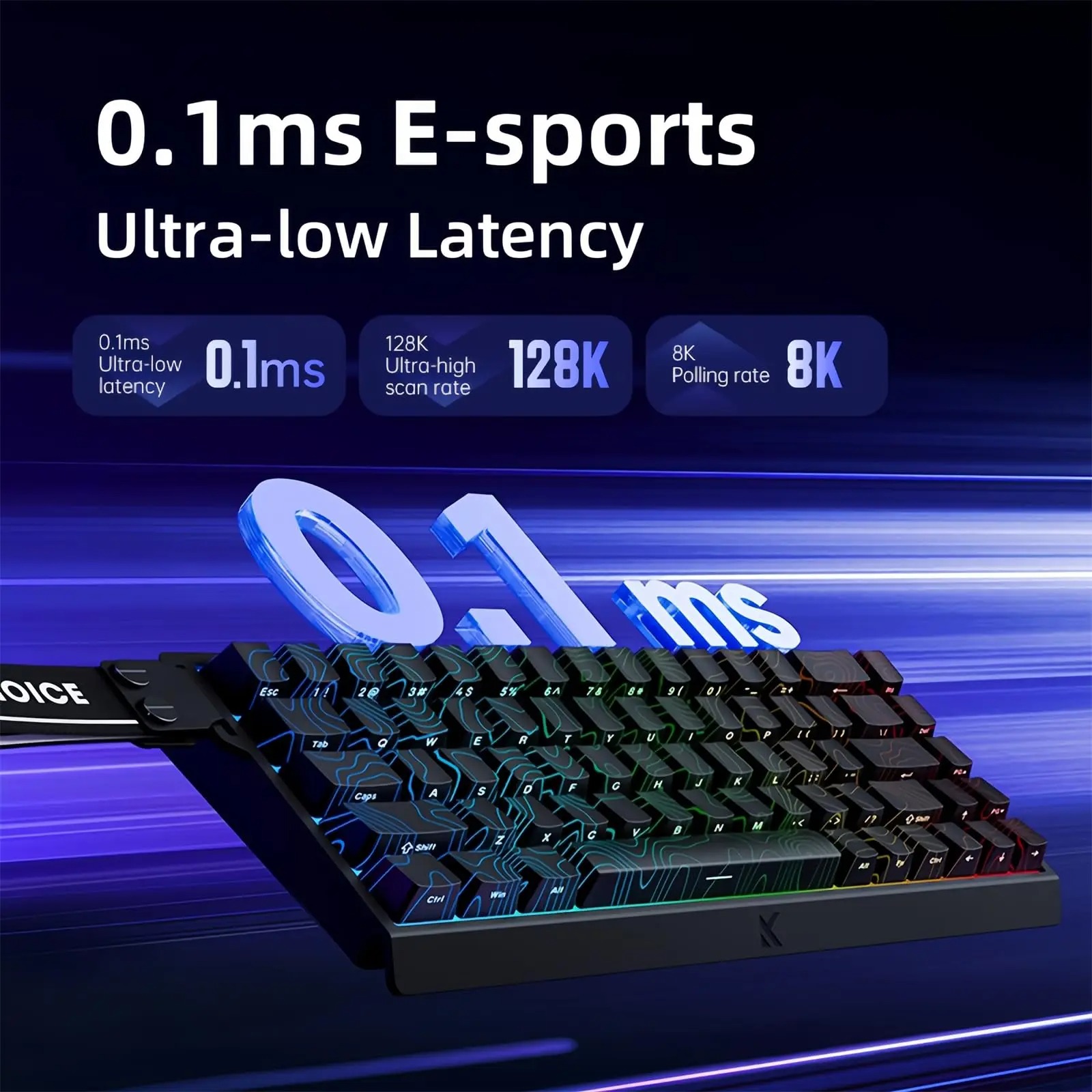 MCHOSE ACE 68 磁気スイッチゲーミングキーボード - Gaming Accessories Logitech のレビューと価格