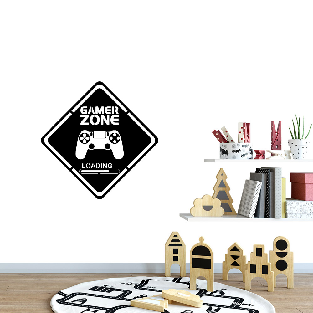 1pc ゲーマー壁アートデカールキッズルームの装飾ゲームハン - Gaming Accessories Wallpaper のレビューと価格