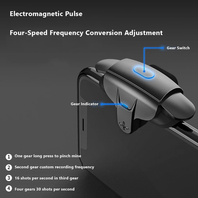 AK05ゲームコントローラー PUBGモバイル用 携帯電話射 - Gaming Accessories Iphone のレビューと価格