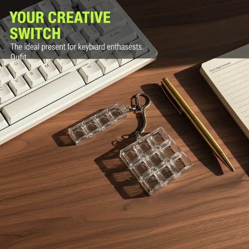 フィジェットプラスチック DIY キーボードキーホルダー D - Keyboard Switch Tester のレビューと価格
