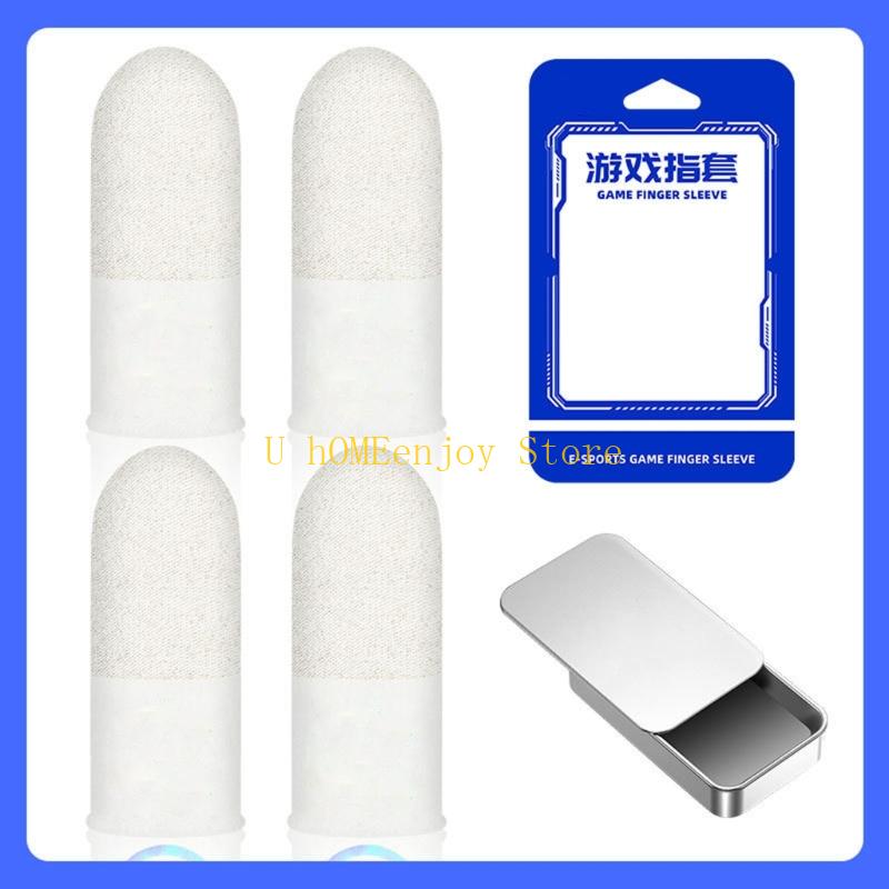 B0KF モバイル ゲーミング フィンガー スリーブは、激し - Gaming Accessories White のレビューと価格