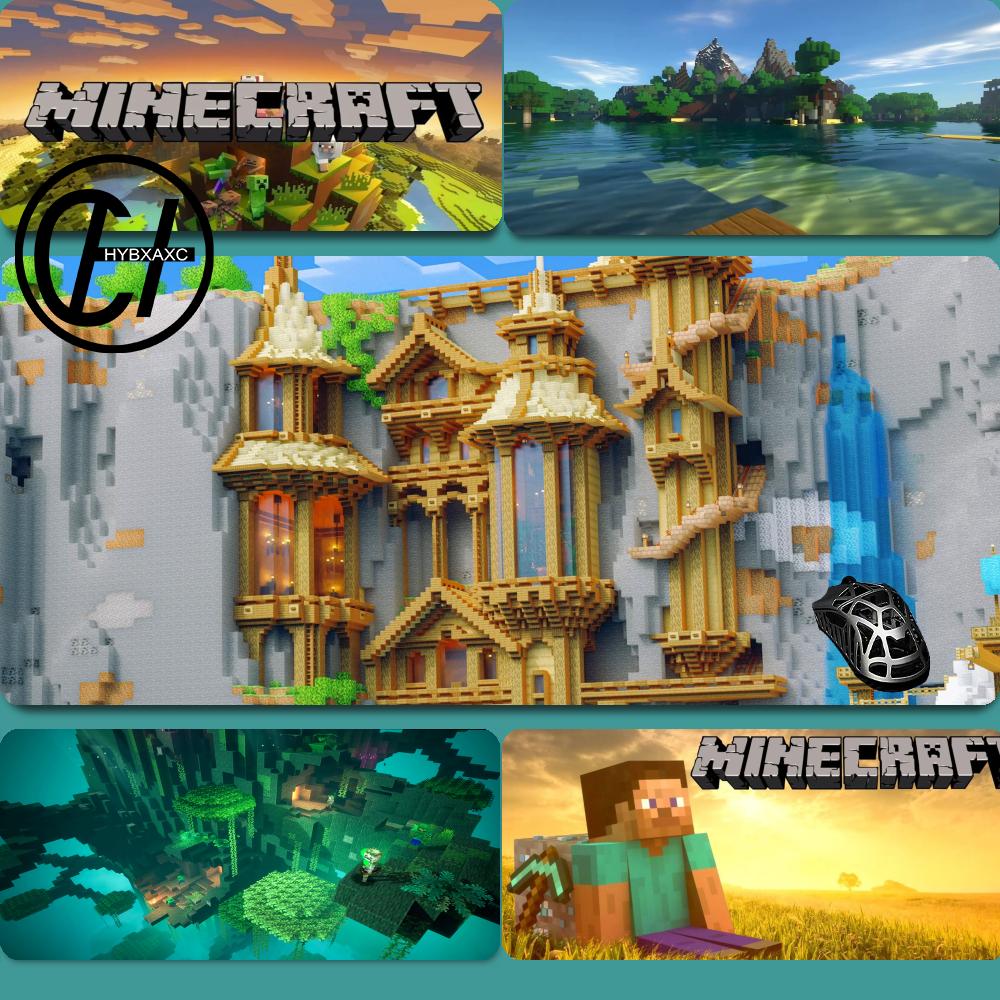 HYBXAXC HD M-Minecraft ゲームマウスパ - Gaming Accessories Minecraft のレビューと価格